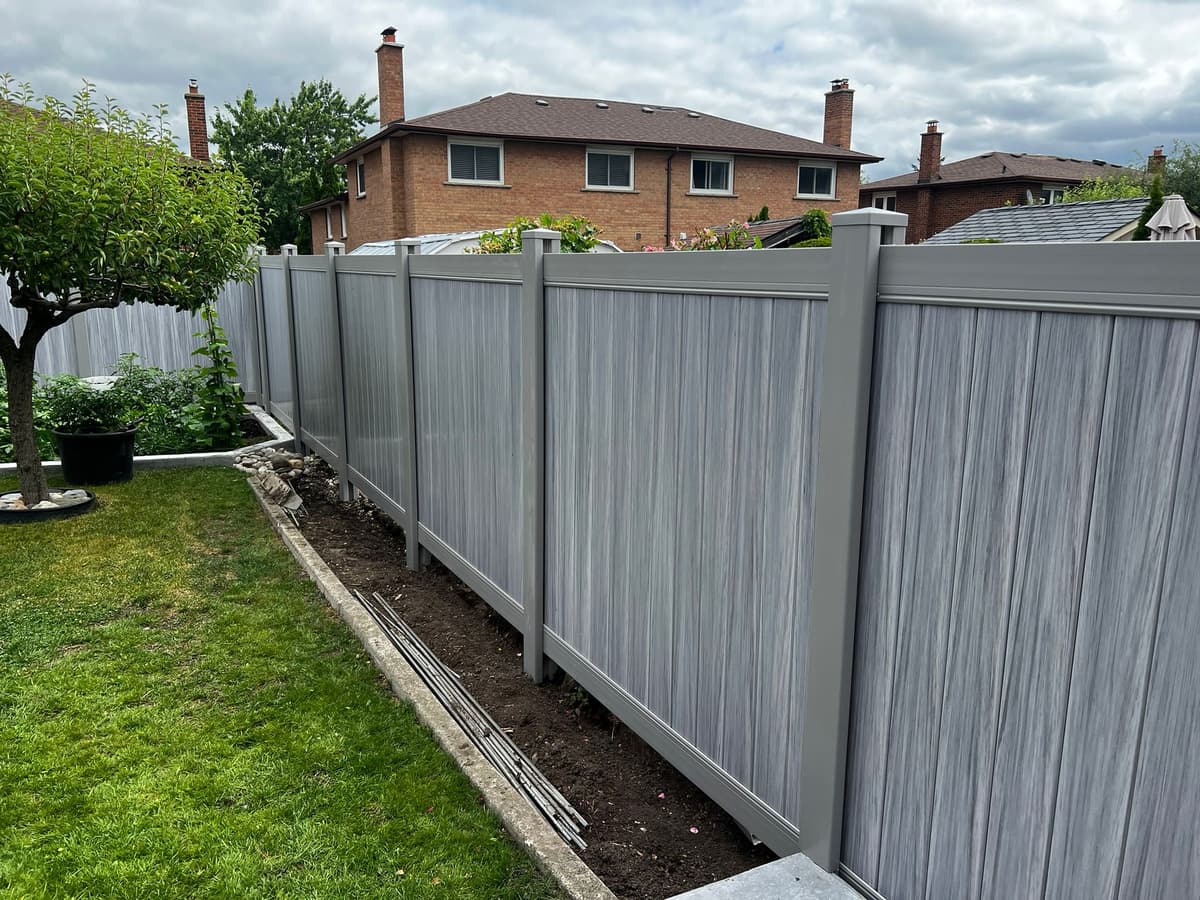 Professional fence installation in London, Ontario by London Fence Installer